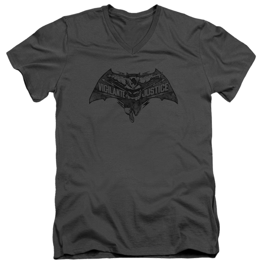 Batman v Superman Vigilante Justice - Men's V-Neck T-Shirt Style001