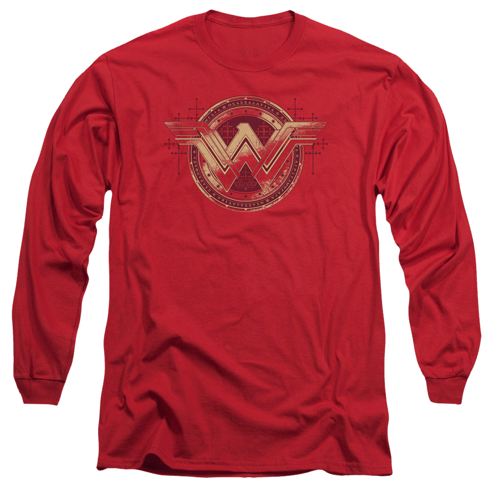 Batman v Superman Wonder Shield - Men's Long Sleeve T-Shirt
