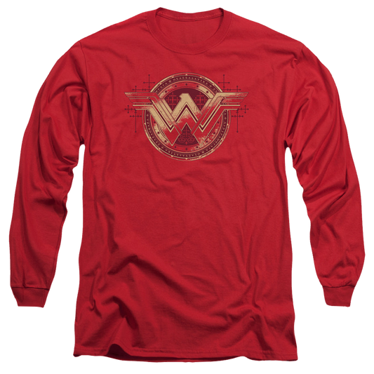 Batman v Superman Wonder Shield - Men's Long Sleeve T-Shirt