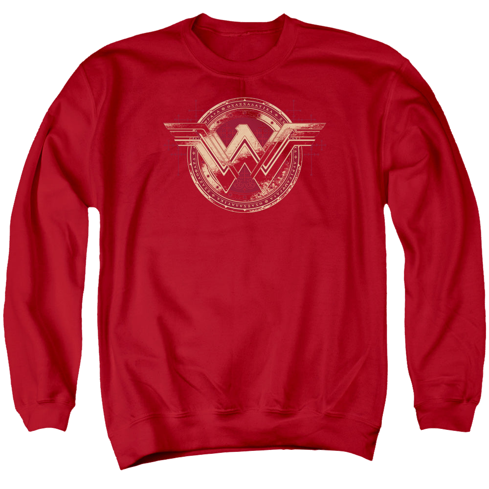 Batman v Superman Wonder Shield - Men's Crewneck Sweatshirt Style001
