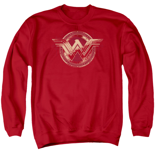 Batman v Superman Wonder Shield - Men's Crewneck Sweatshirt