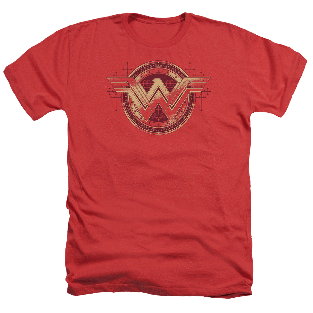 Batman v Superman Wonder Shield - Men's Heather T-Shirt Style001