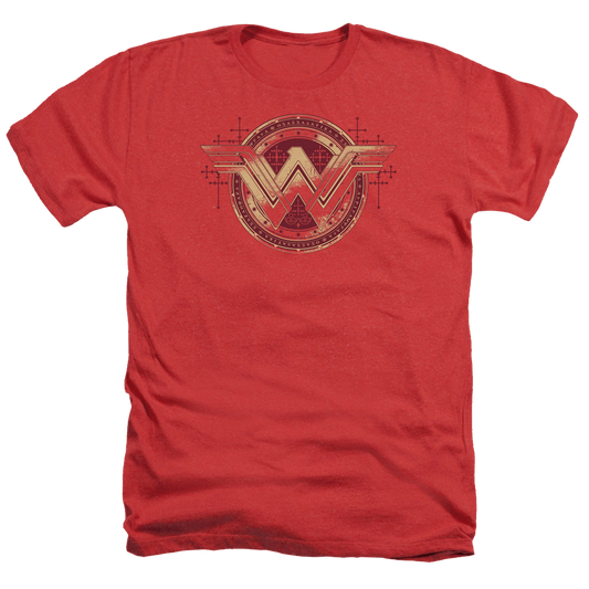 Batman v Superman Wonder Shield - Men's Heather T-Shirt Style001