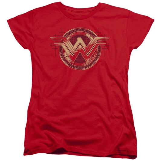 Batman v Superman Wonder Shield - Women's T-Shirt Style001