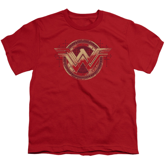 Batman v Superman Wonder Shield - Youth T-Shirt Style001