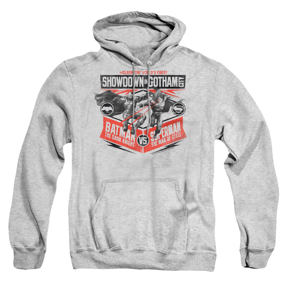 Batman v Superman Showdown In Gotham - Pullover Hoodie