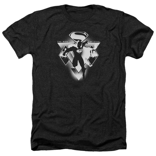 Batman v Superman Triple Diamond - Men's Heather T-Shirt Style001