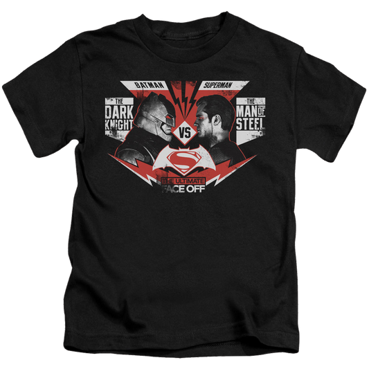 Batman v Superman Ultimate Face Off - Kid's T-Shirt Style001