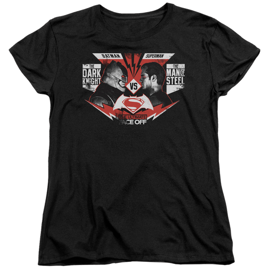 Batman v Superman Ultimate Face Off - Women's T-Shirt
