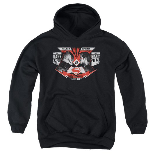 Batman v Superman Ultimate Face Off - Youth Hoodie Style001
