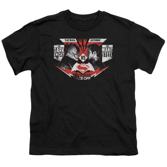 Batman v Superman Ultimate Face Off - Youth T-Shirt