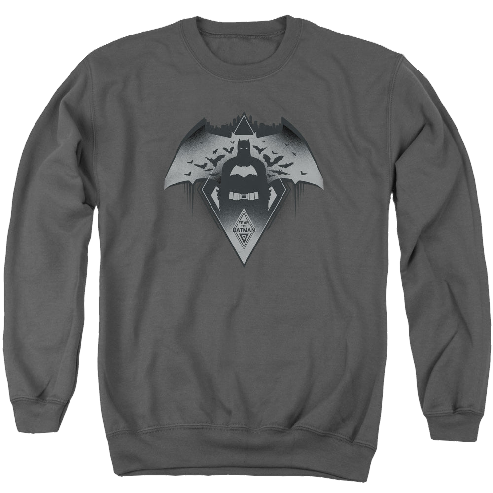 Batman v Superman Fear - Men's Crewneck Sweatshirt Style001