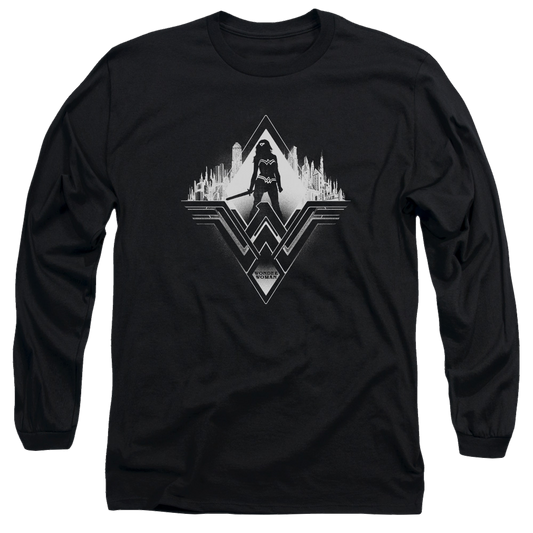 Batman v Superman City Warrior - Men's Long Sleeve T-Shirt Style001