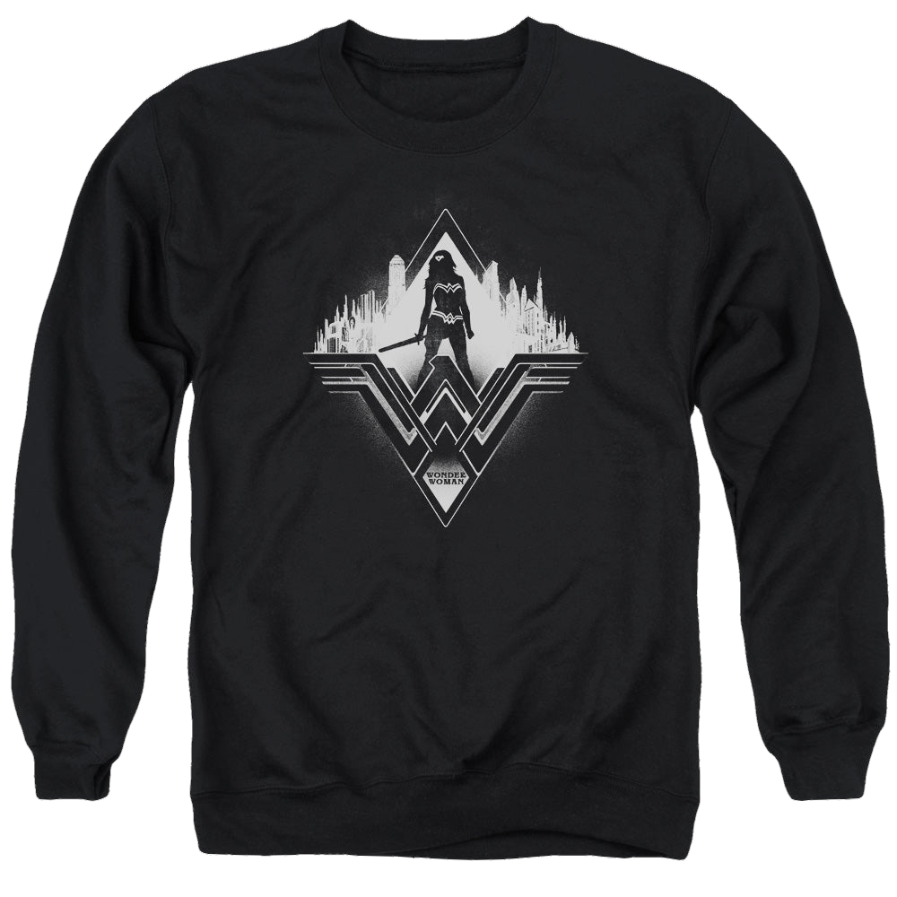 Batman v Superman City Warrior - Men's Crewneck Sweatshirt