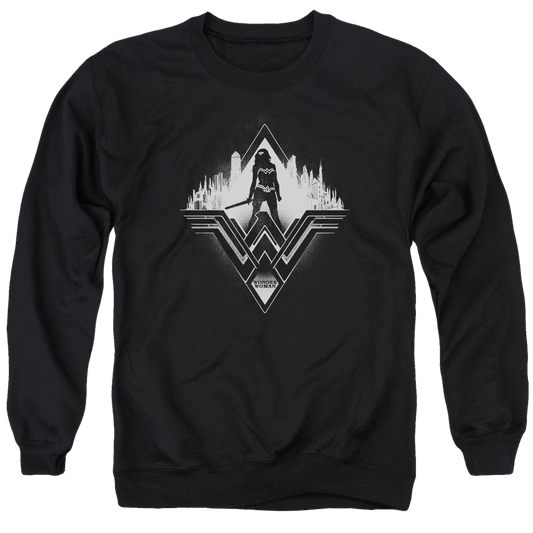 Batman v Superman City Warrior - Men's Crewneck Sweatshirt