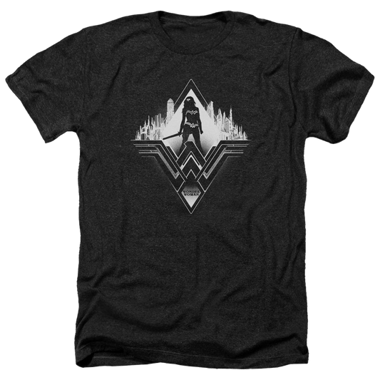 Batman v Superman City Warrior - Men's Heather T-Shirt