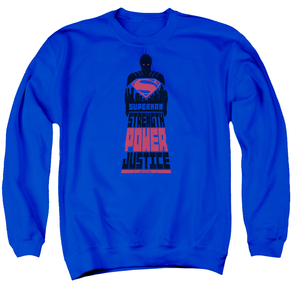Batman v Superman Super Justice - Men's Crewneck Sweatshirt