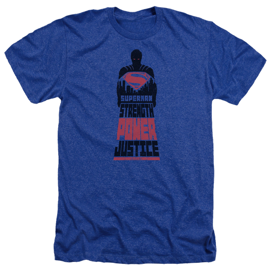 Batman v Superman Super Justice - Men's Heather T-Shirt