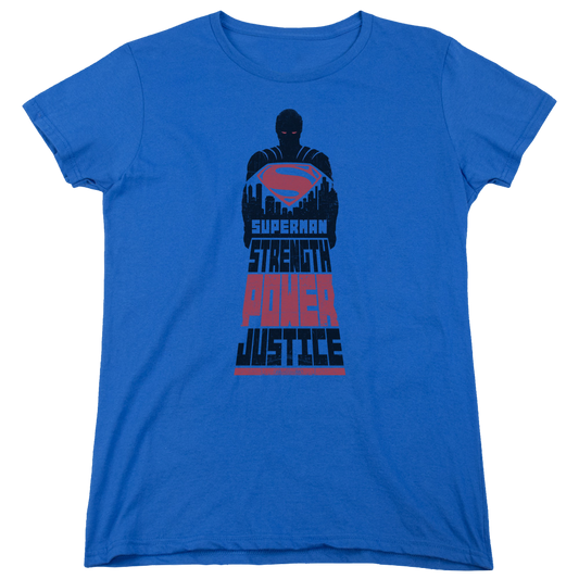 Batman v Superman Super Justice - Women's T-Shirt Style001