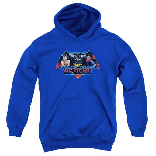 Batman v Superman Together We Fight - Youth Hoodie Style001