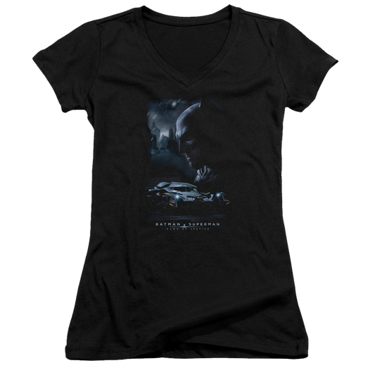 Batman v Superman Gotham Knight - Juniors V-Neck T-Shirt Style001