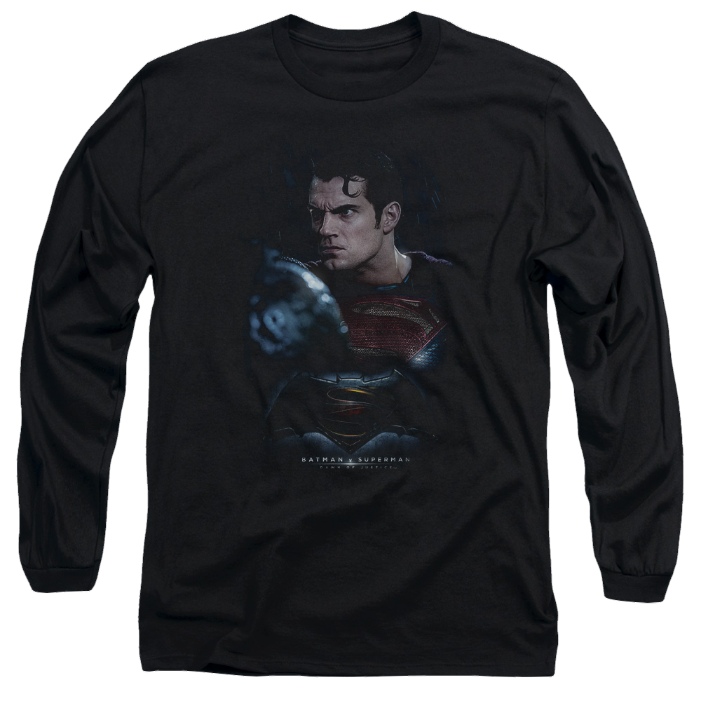 Batman v Superman Super Angry - Men's Long Sleeve T-Shirt Style001