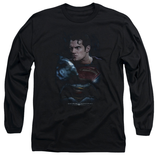Batman v Superman Super Angry - Men's Long Sleeve T-Shirt Style001