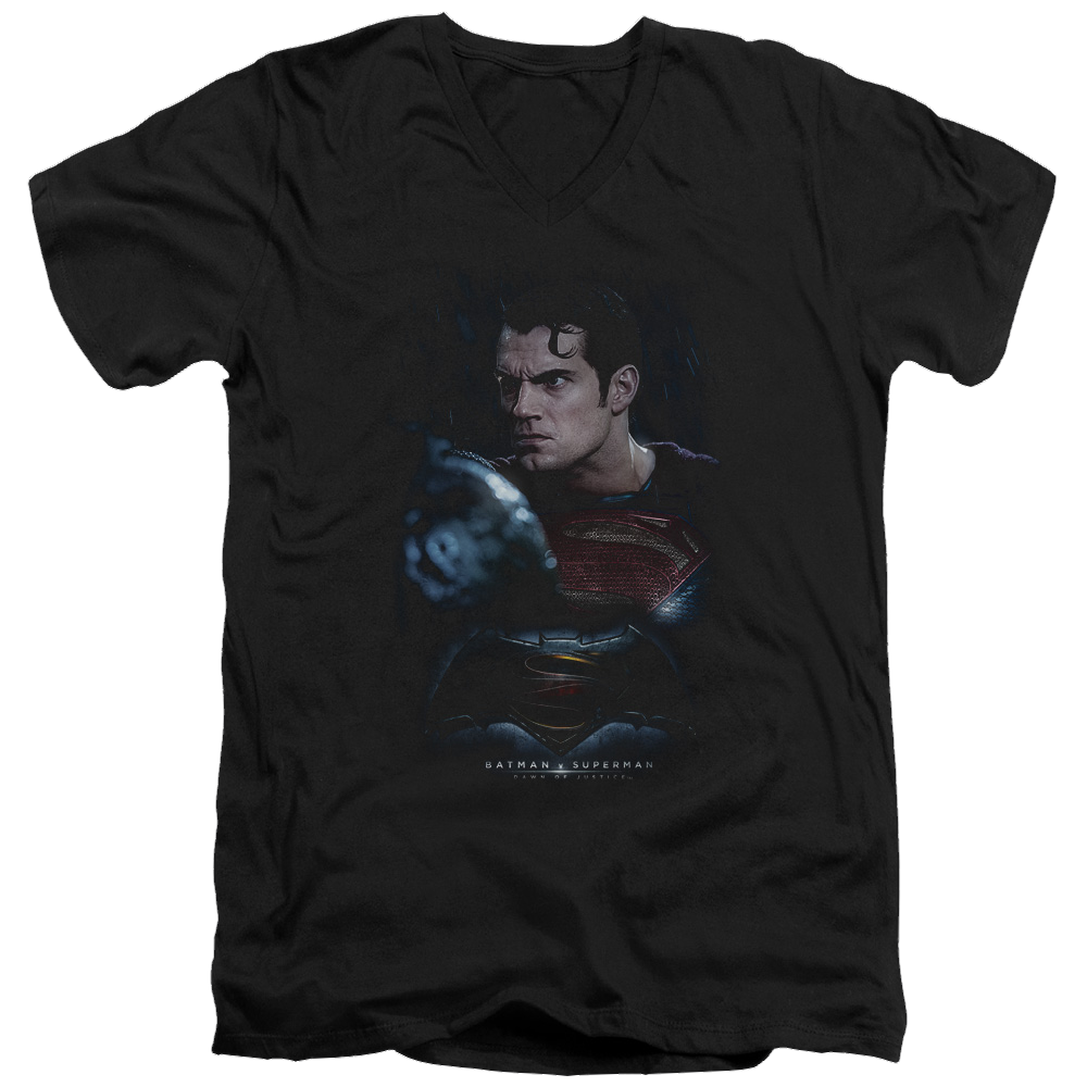 Batman v Superman Super Angry - Men's V-Neck T-Shirt Style001