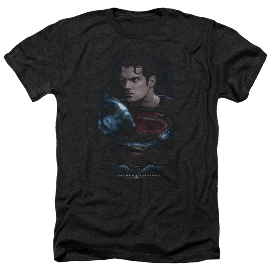 Batman v Superman Super Angry - Men's Heather T-Shirt