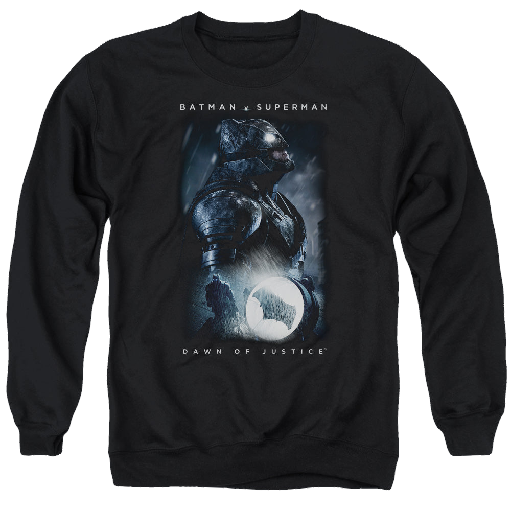 Batman v Superman Signal - Men's Crewneck Sweatshirt Style001