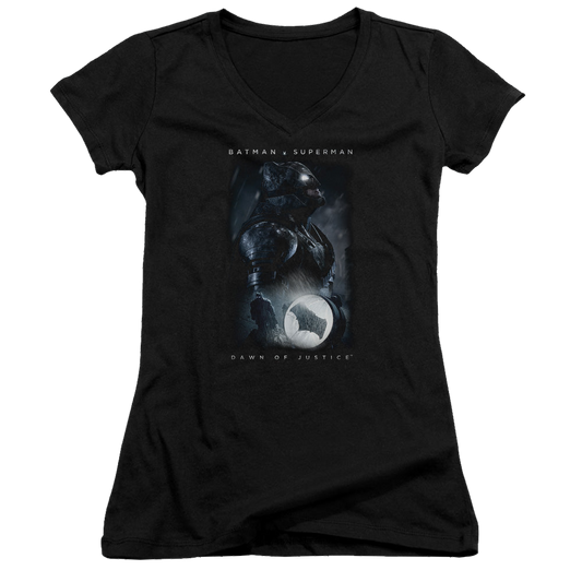 Batman v Superman Signal - Juniors V-Neck T-Shirt