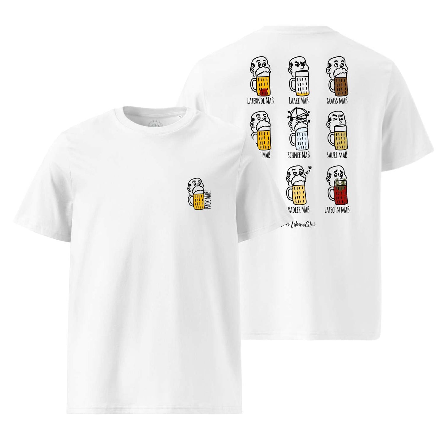 Herren Bier T-Shirt "Pack MaÃƒÅ¸"