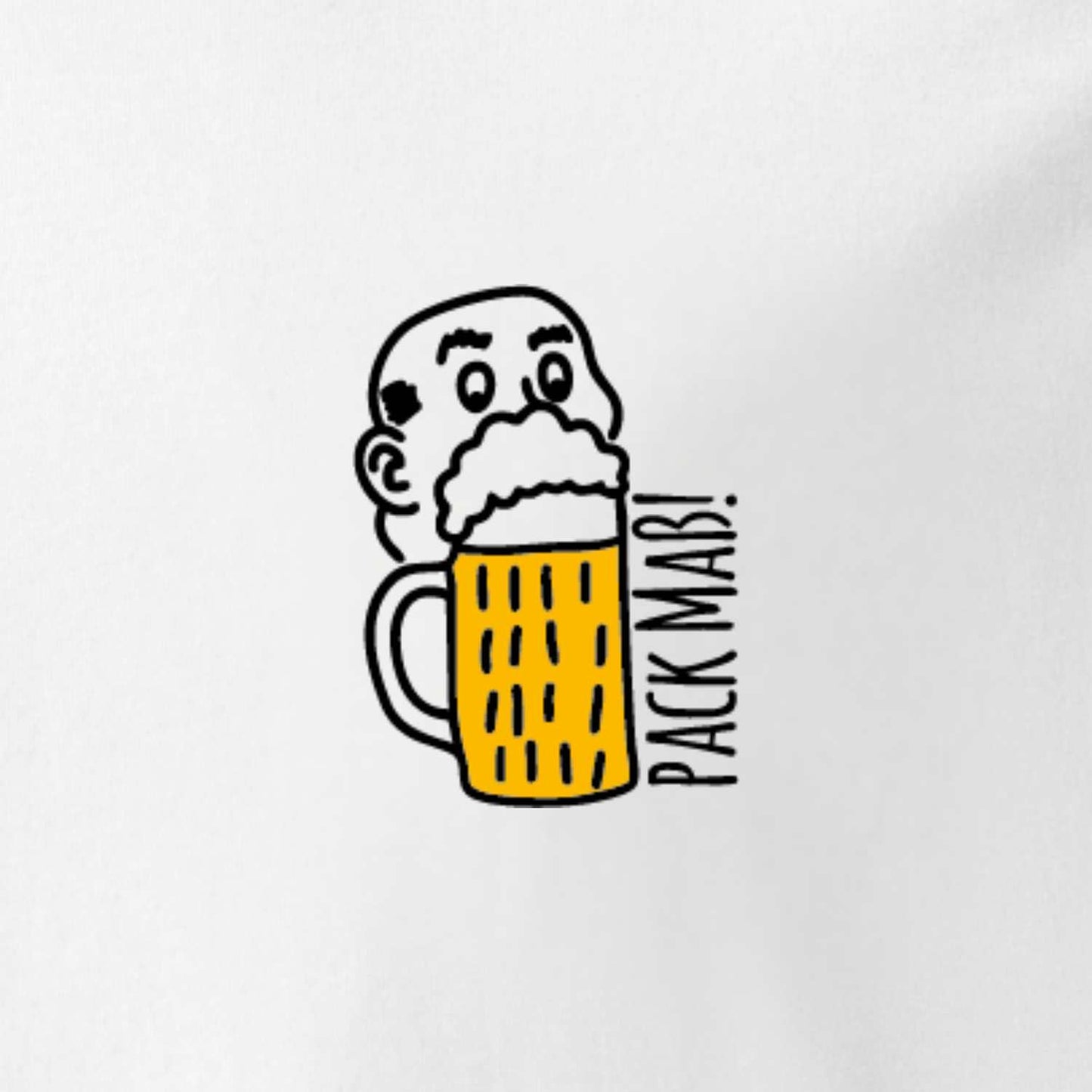 Herren Bier T-Shirt "Pack MaÃƒÅ¸"