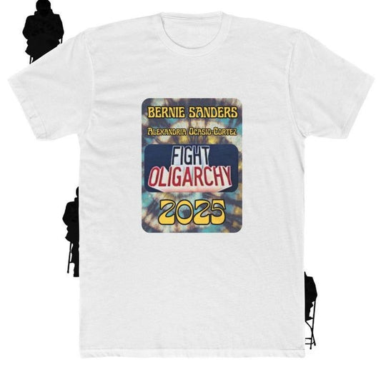 Bernie Sanders AOC Oligarchy Tour Shirt, Activist Top, Protest Movement Apparel, Democratic Political Revolution Tee