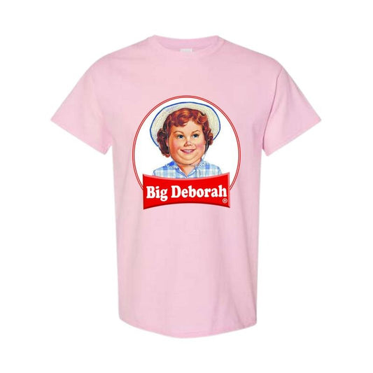 Big Deborah Cotton T-Shirt, For Men, For Women, Full Color, Full Size Comfort Top