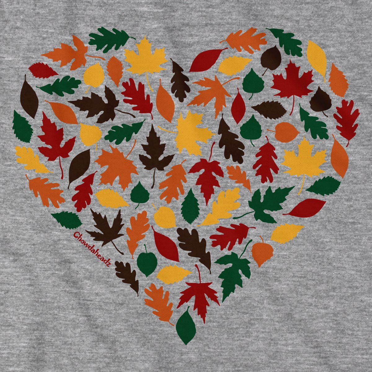Fall Leaves Heart T-Shirt