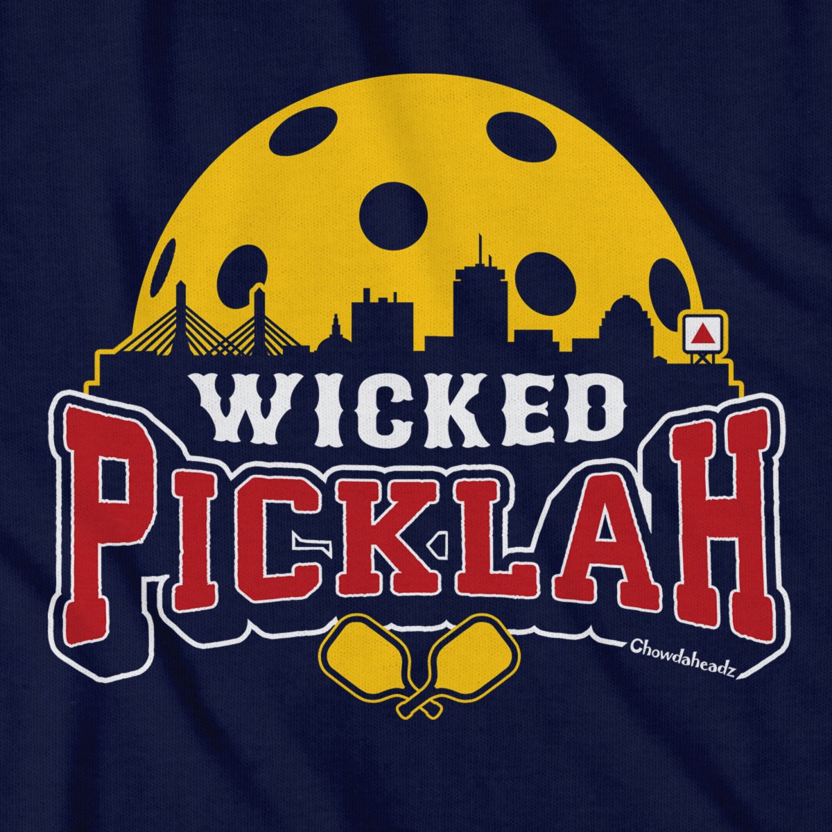 Wicked Picklah Boston Pickleball T-Shirt