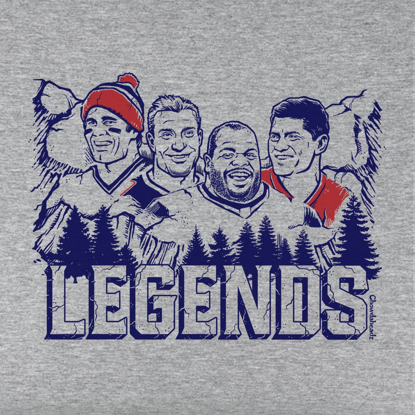 Legends of New England Football Youth T-Shirt