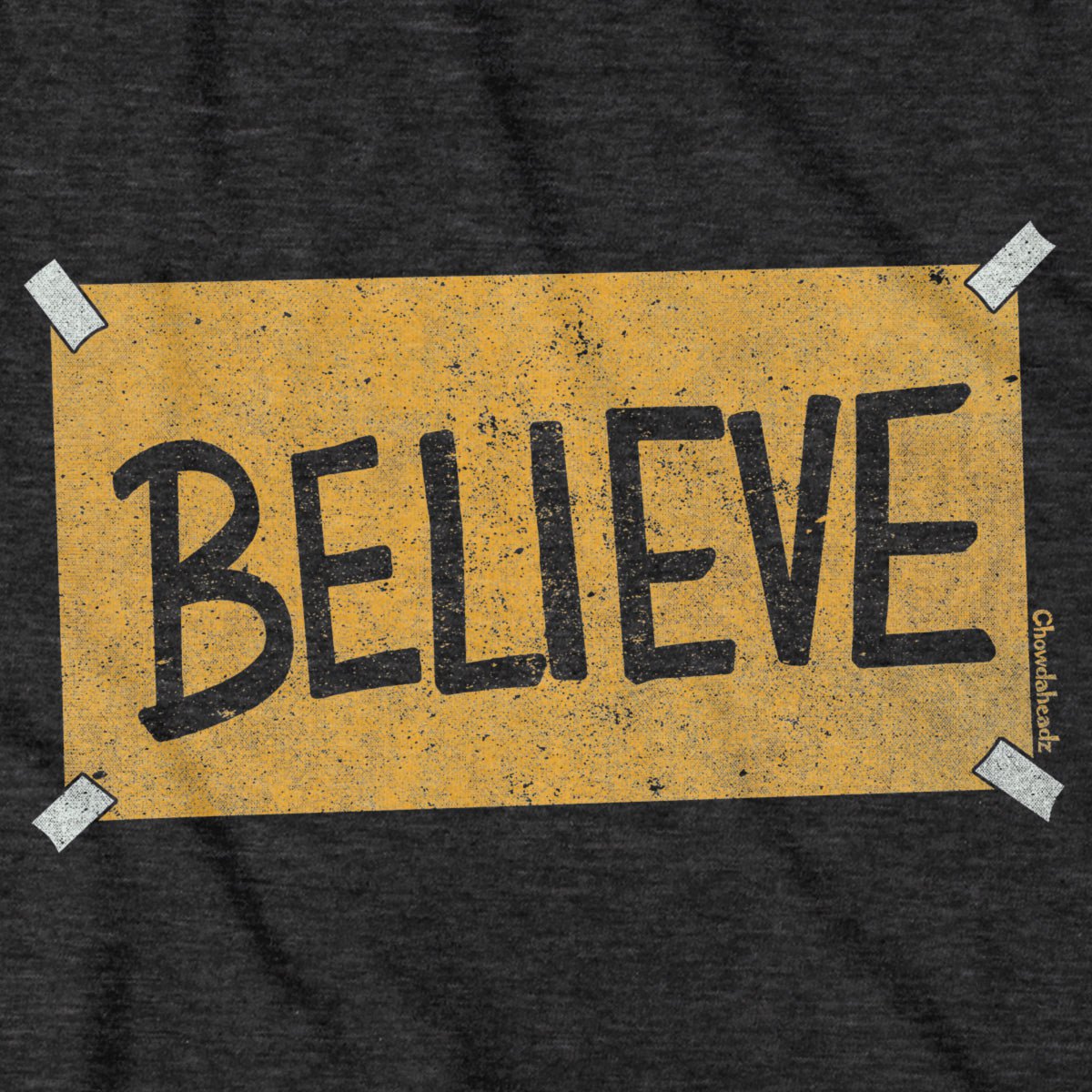 Believe Black & Gold Sign T-shirt