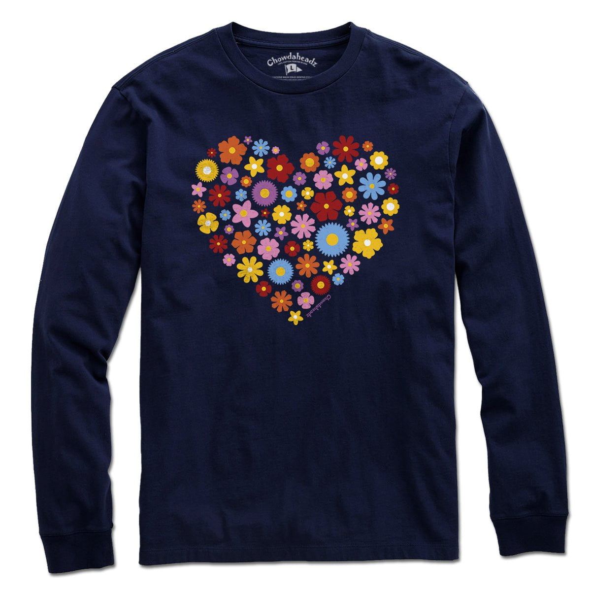 Spring Flowers Heart T-Shirt