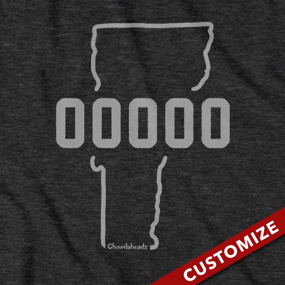 Custom Vermont Zip Code T-Shirt