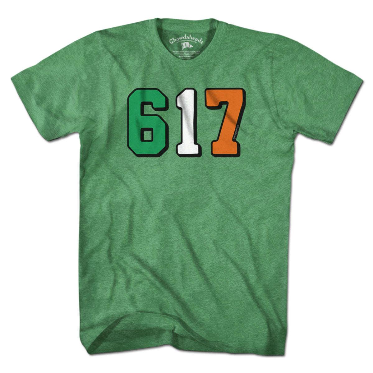 Boston 617 Irish Flag T-Shirt