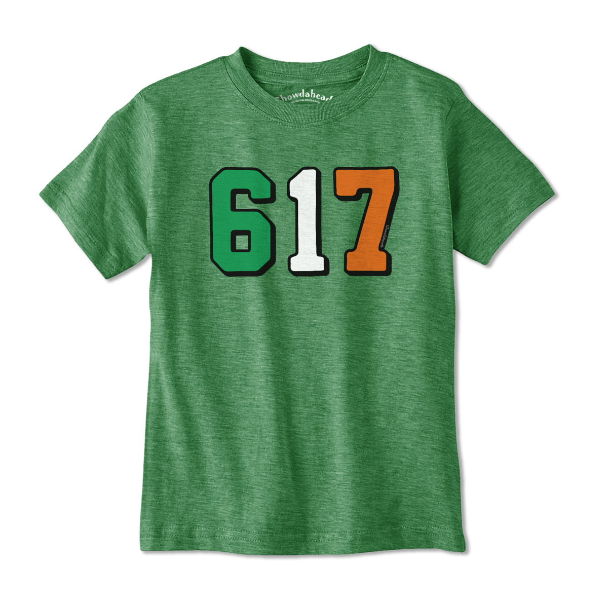 Boston 617 Irish Flag Youth T-Shirt