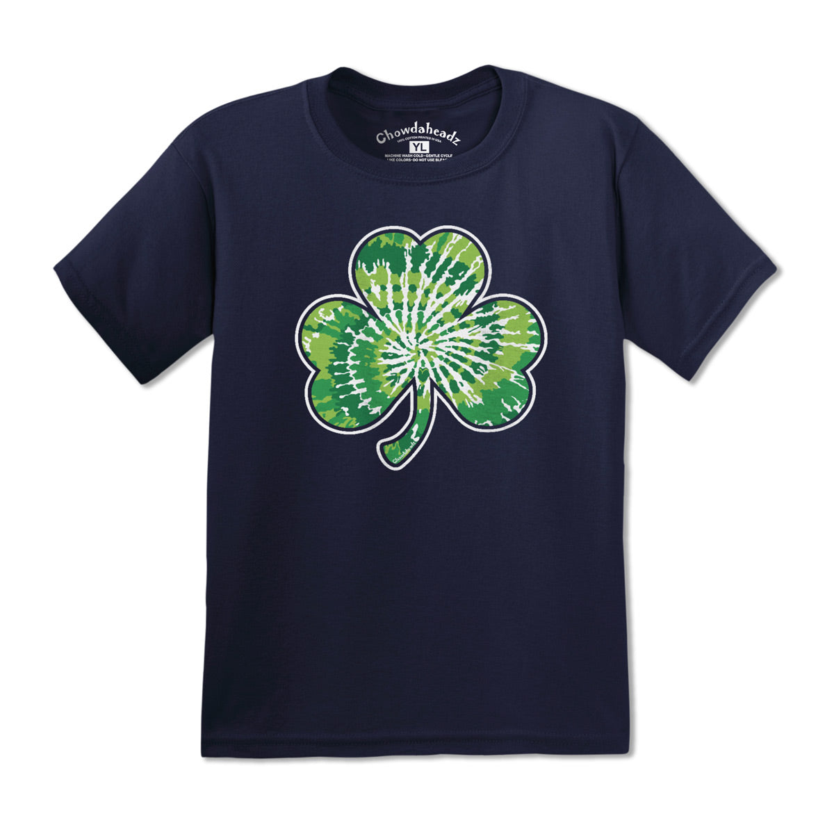 Shamrock Tie Dye T-Shirt Style001