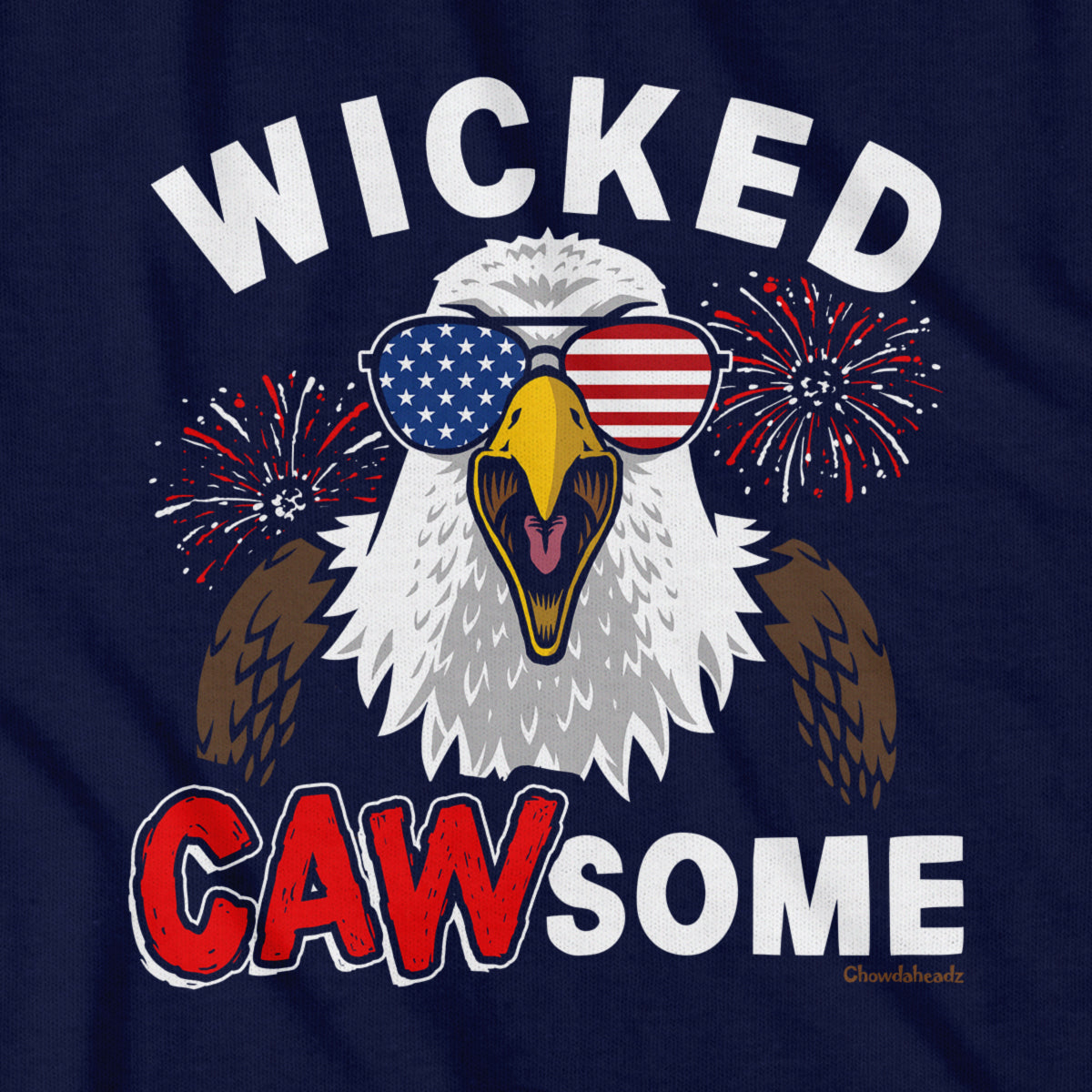 Wicked CAWsome Bald Eagle T-Shirt