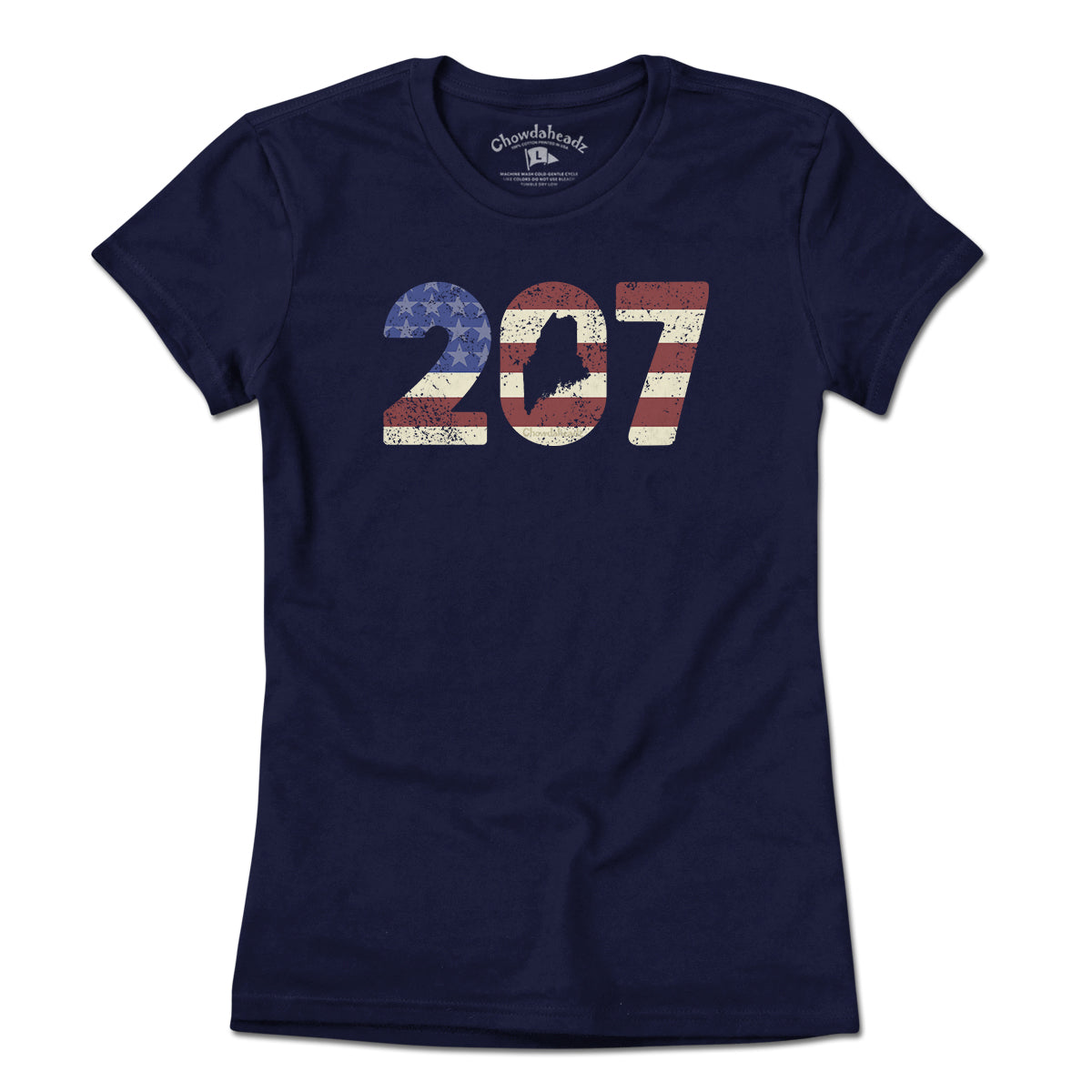 Patriotic 207 Maine T-Shirt