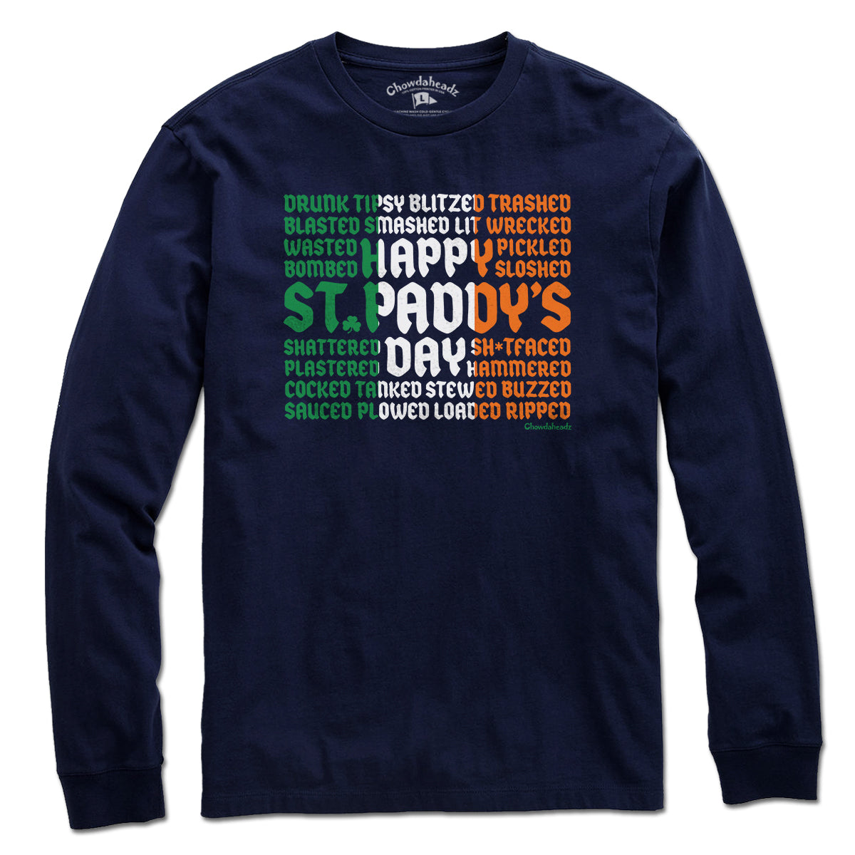 Drunk Synonyms St. Paddy's Day Flag T-Shirt