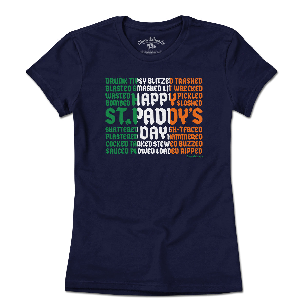 Drunk Synonyms St. Paddy's Day Flag T-Shirt