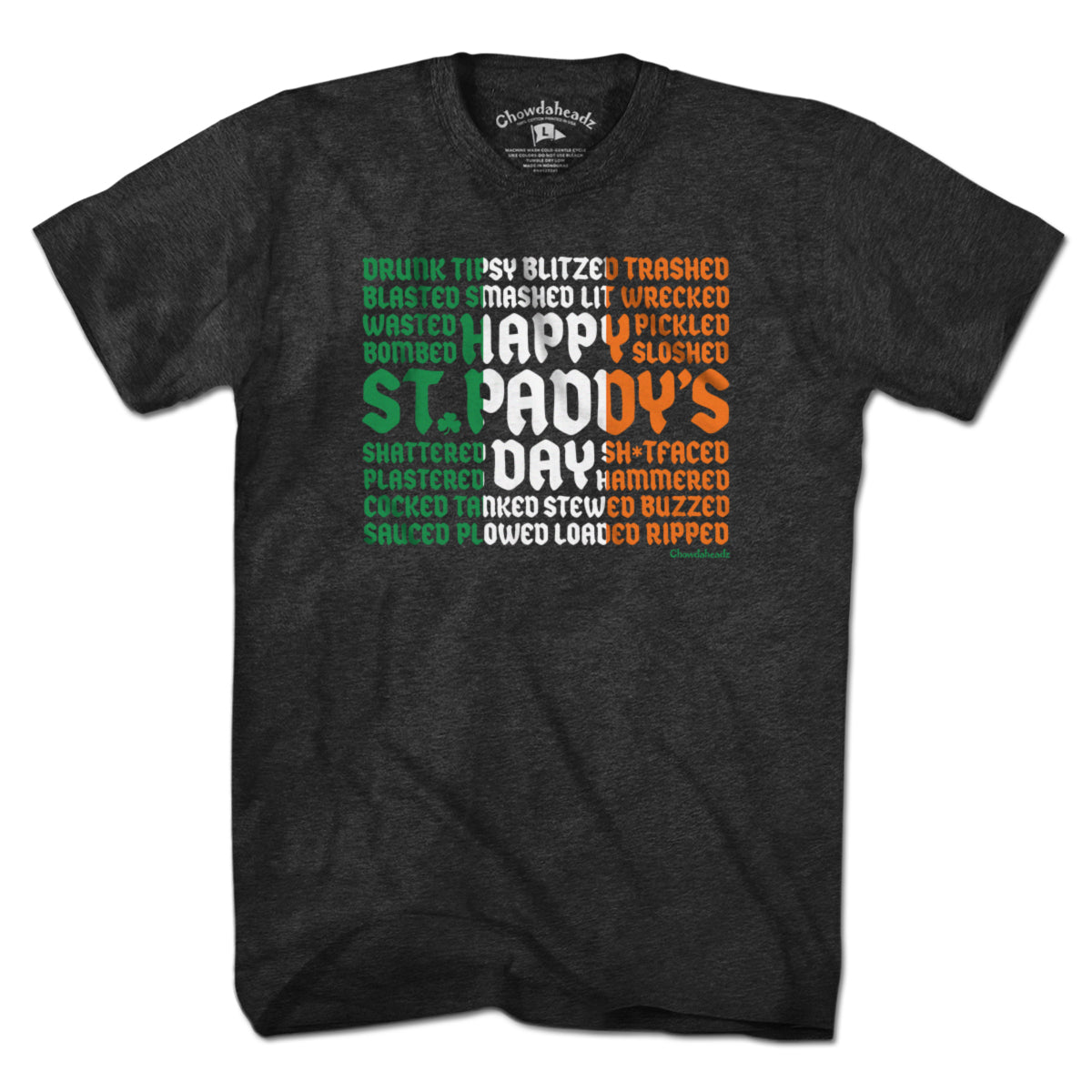 Drunk Synonyms St. Paddy's Day Flag T-Shirt