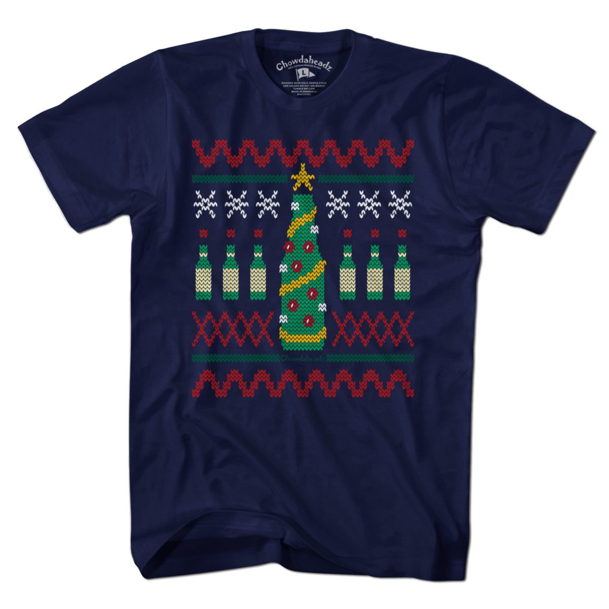 Beer Tree Ugly Holiday Sweater T-Shirt